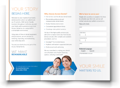 Consumer Healthcare Marketing Brochure Example